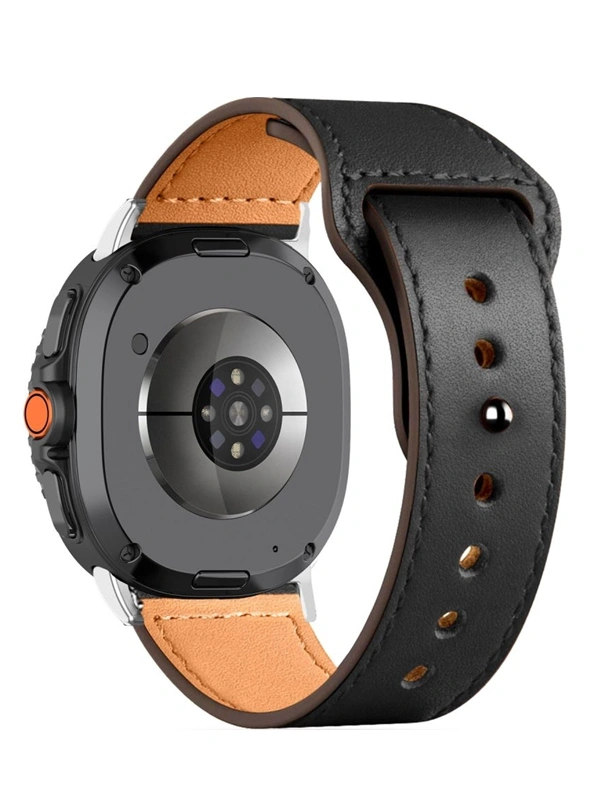 Techprotect Samsung Galaxy Watch8  Watch8 Classic naturalfit odinis dirželis, juoda,  1 nuotrauka